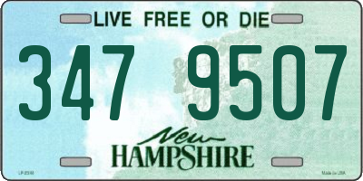 NH license plate 3479507