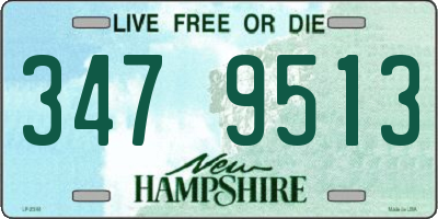 NH license plate 3479513