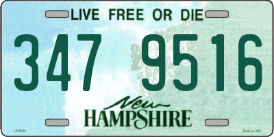 NH license plate 3479516