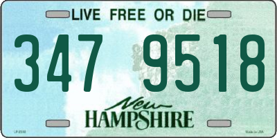 NH license plate 3479518