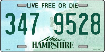 NH license plate 3479528