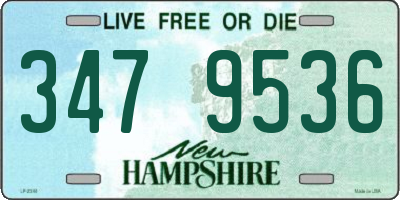 NH license plate 3479536