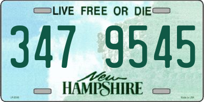 NH license plate 3479545