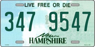 NH license plate 3479547