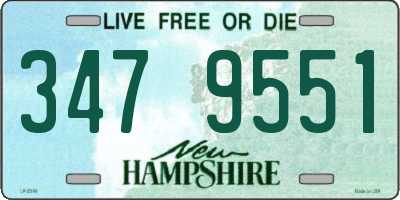 NH license plate 3479551