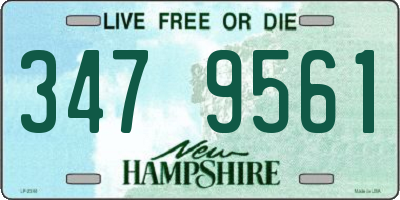 NH license plate 3479561