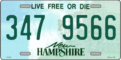 NH license plate 3479566