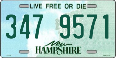 NH license plate 3479571