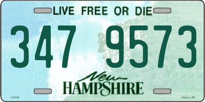 NH license plate 3479573