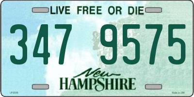 NH license plate 3479575