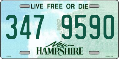 NH license plate 3479590
