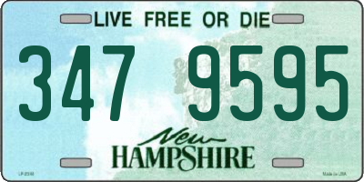 NH license plate 3479595