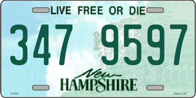 NH license plate 3479597