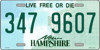 NH license plate 3479607