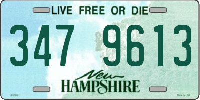 NH license plate 3479613