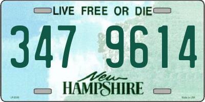NH license plate 3479614