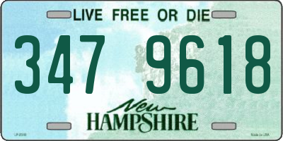NH license plate 3479618