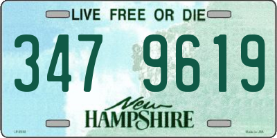 NH license plate 3479619