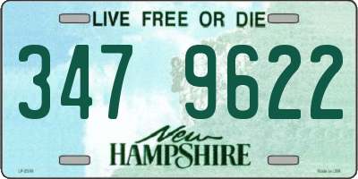 NH license plate 3479622