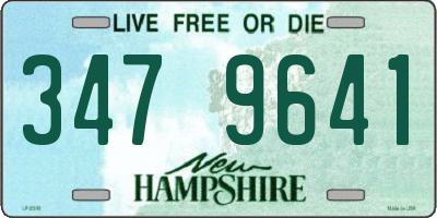 NH license plate 3479641