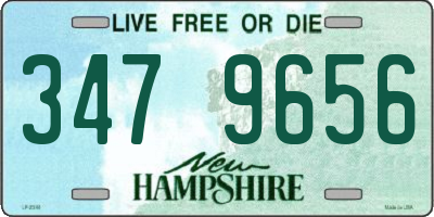 NH license plate 3479656