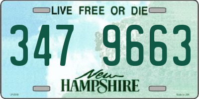 NH license plate 3479663