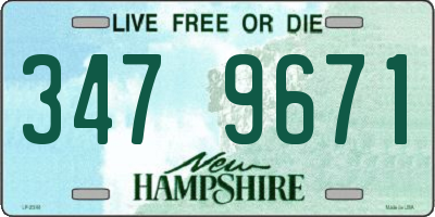 NH license plate 3479671