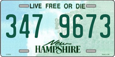 NH license plate 3479673