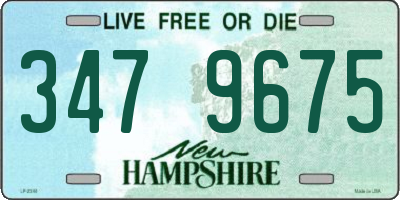 NH license plate 3479675