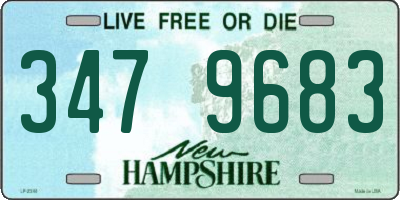 NH license plate 3479683