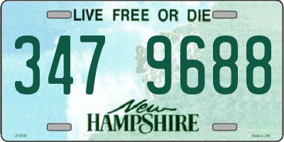 NH license plate 3479688