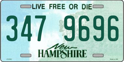 NH license plate 3479696