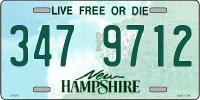 NH license plate 3479712