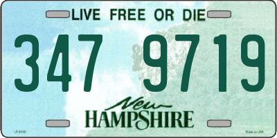 NH license plate 3479719