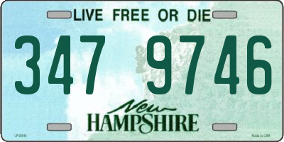 NH license plate 3479746
