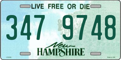 NH license plate 3479748