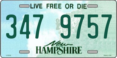 NH license plate 3479757
