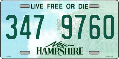 NH license plate 3479760