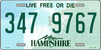 NH license plate 3479767
