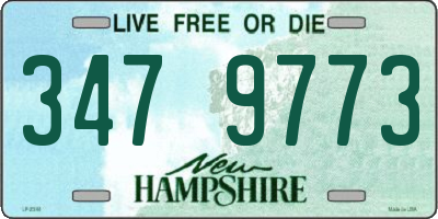 NH license plate 3479773