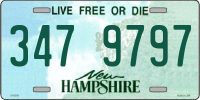NH license plate 3479797