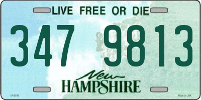 NH license plate 3479813