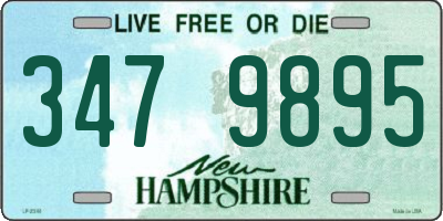 NH license plate 3479895