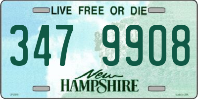 NH license plate 3479908