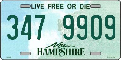 NH license plate 3479909