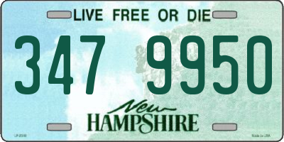 NH license plate 3479950