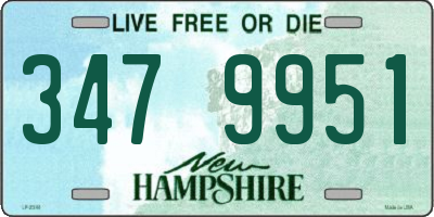 NH license plate 3479951