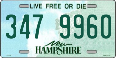 NH license plate 3479960