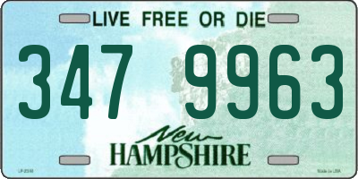 NH license plate 3479963