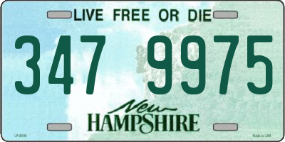 NH license plate 3479975